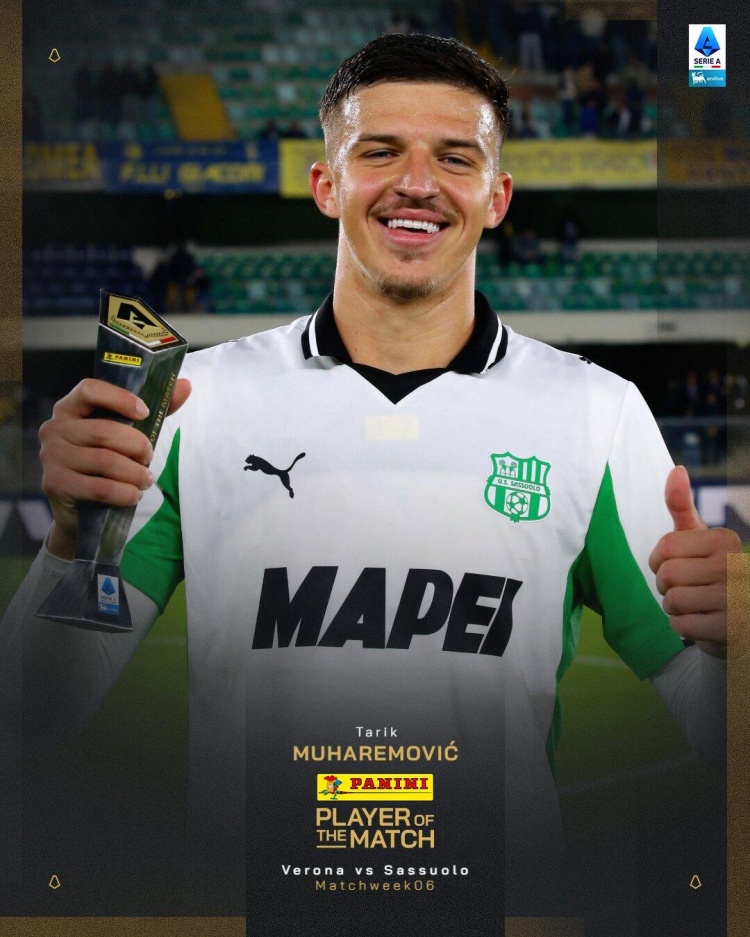 斯基拉：国米关注萨索洛中卫穆哈雷莫维奇，尤文有其50%转会分成