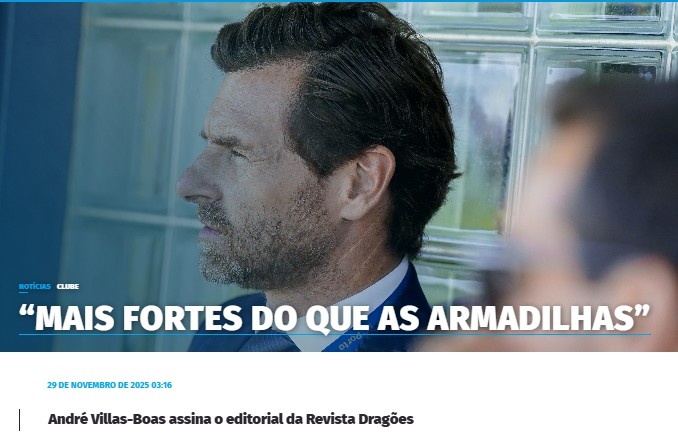 博阿斯:葡萄牙裁判系统存在明显缺陷,波尔图赛程安排不合理